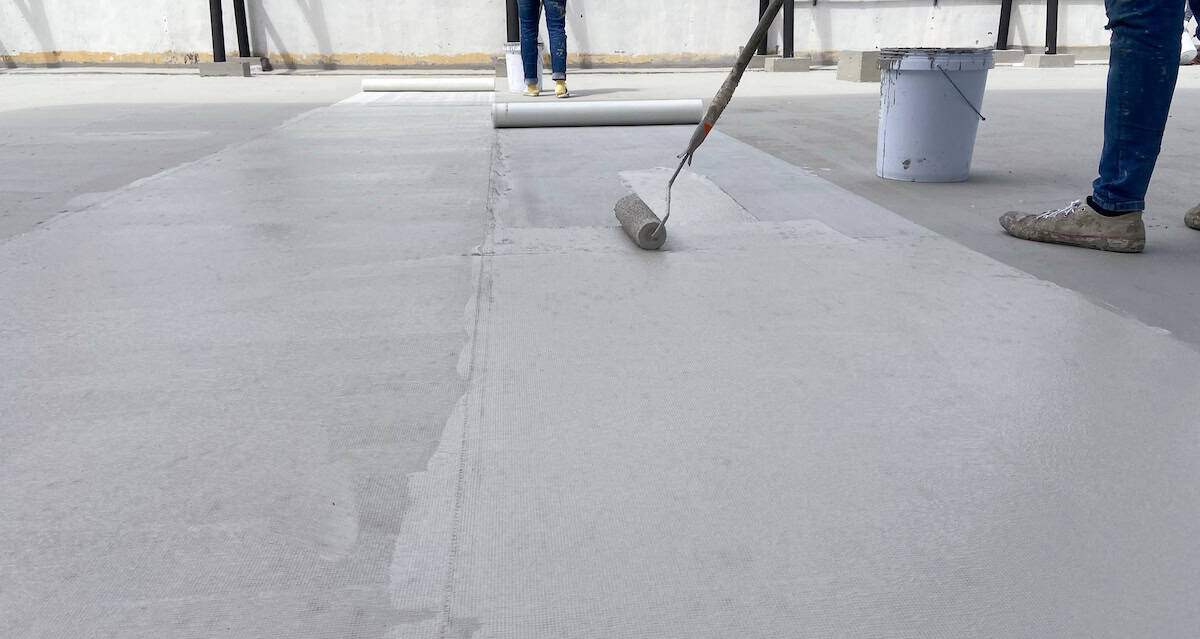 waterproof rubber roof coating