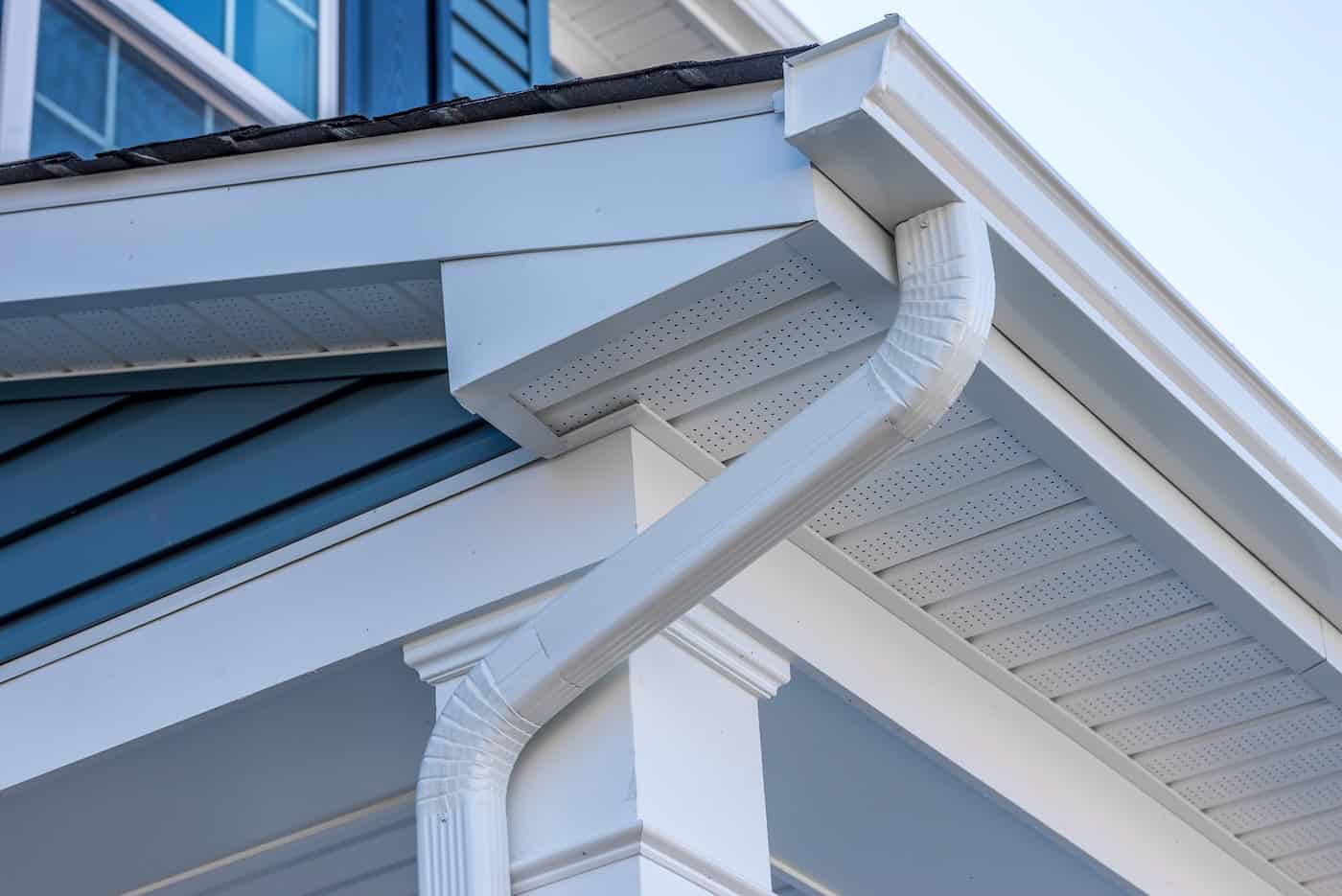 white k style gutter