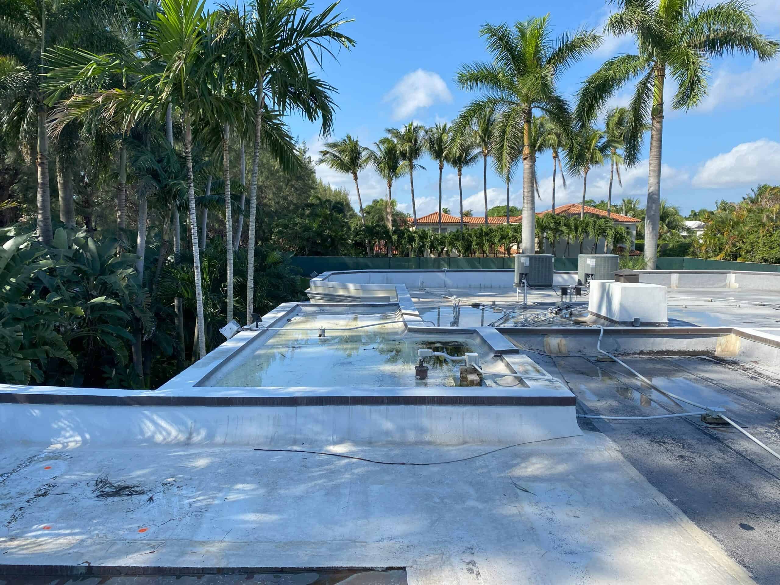 Flat Roof (1) k style gutters with tools